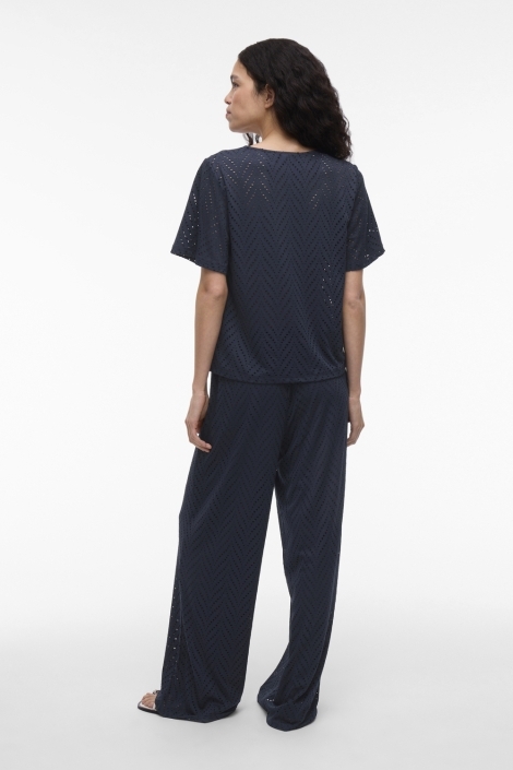 Vila videlaia v-neck s/s shirt/pb